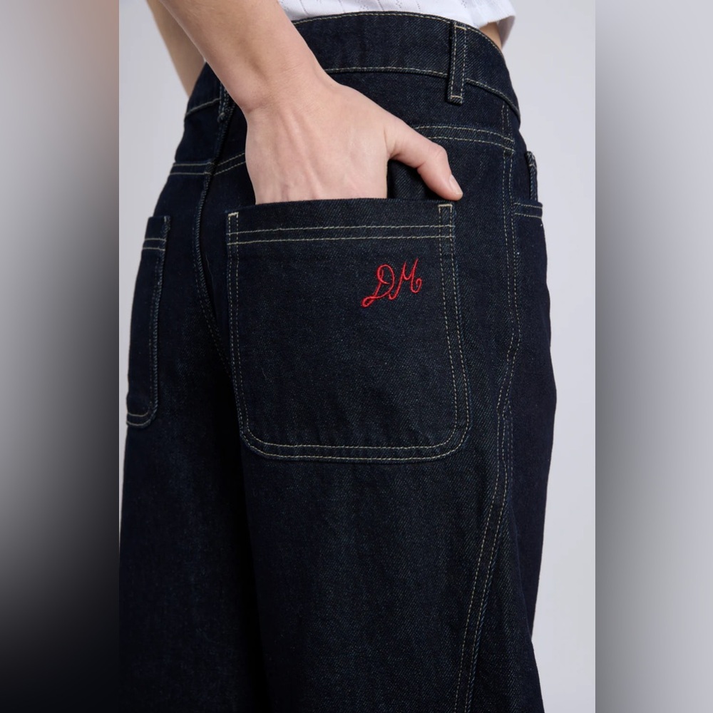 Dion Jean in dark indigo